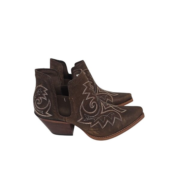 Crush By Durango Women's DRD0399 Western Fashion Bootie Coffee Size 10M - Picture 2 of 7